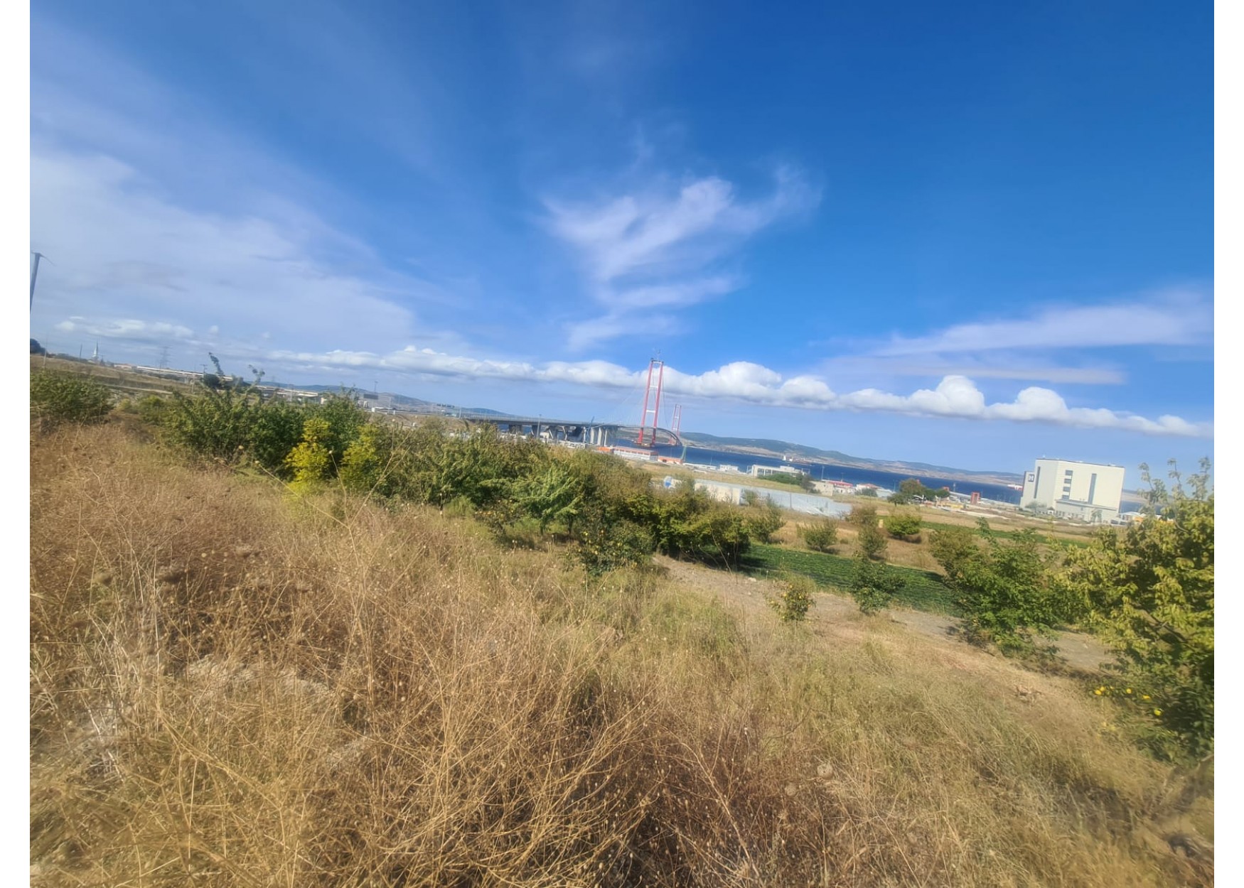  Çanakkale Lapseki Satılık Arazi Köprü ve Deniz Manzaralı